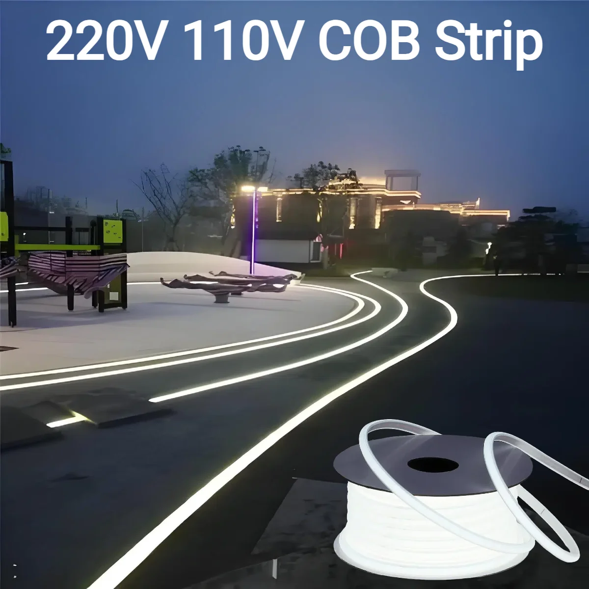 Outdoor Power Strip Weatherproof - 220V 110V Gel di Silicone Puro