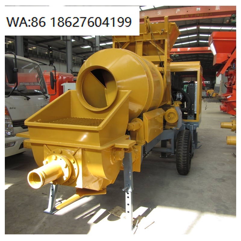 Concrete Mixer Small - Betoniera Autocaricante con Pompa da 15m3/h,