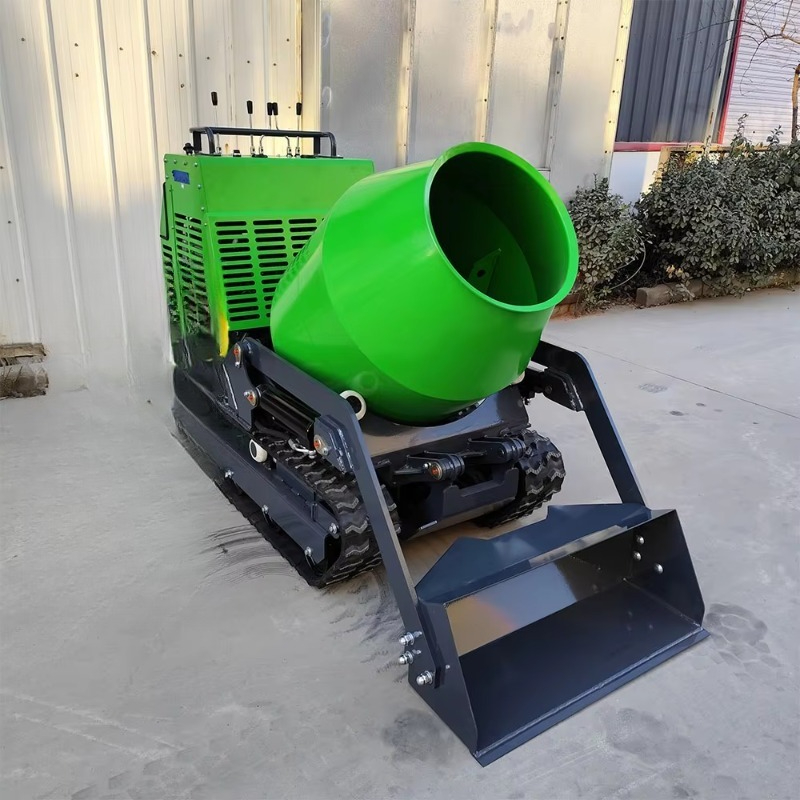 Concrete Mixer Small - Mini dumper cingolato per betoniera portatile