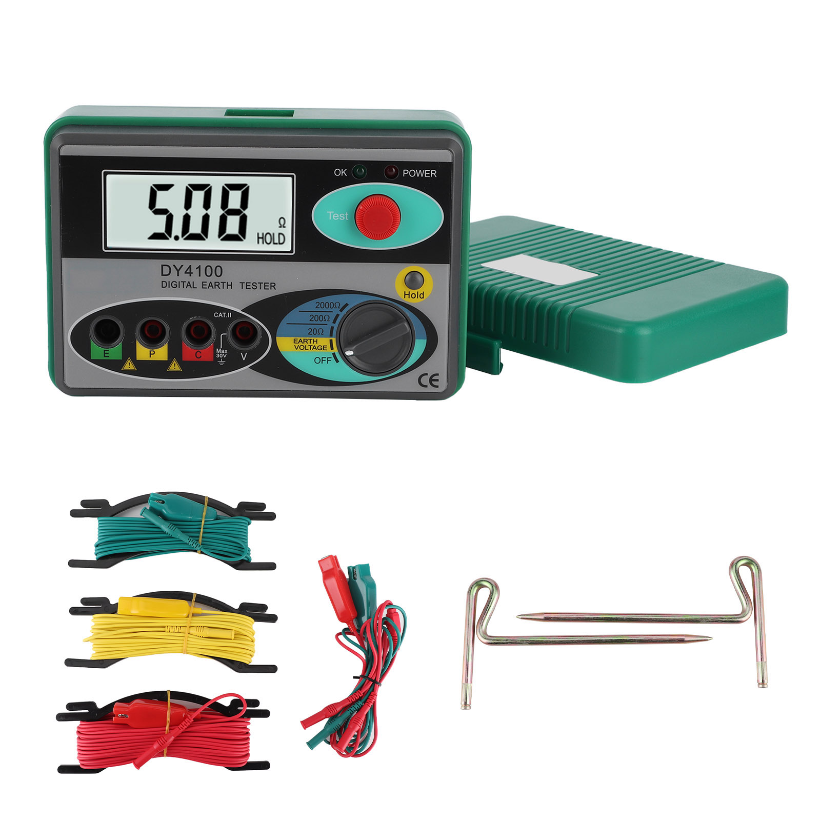 Outdoor Power Solutions - Tester Digitale di Resistenza di Terra