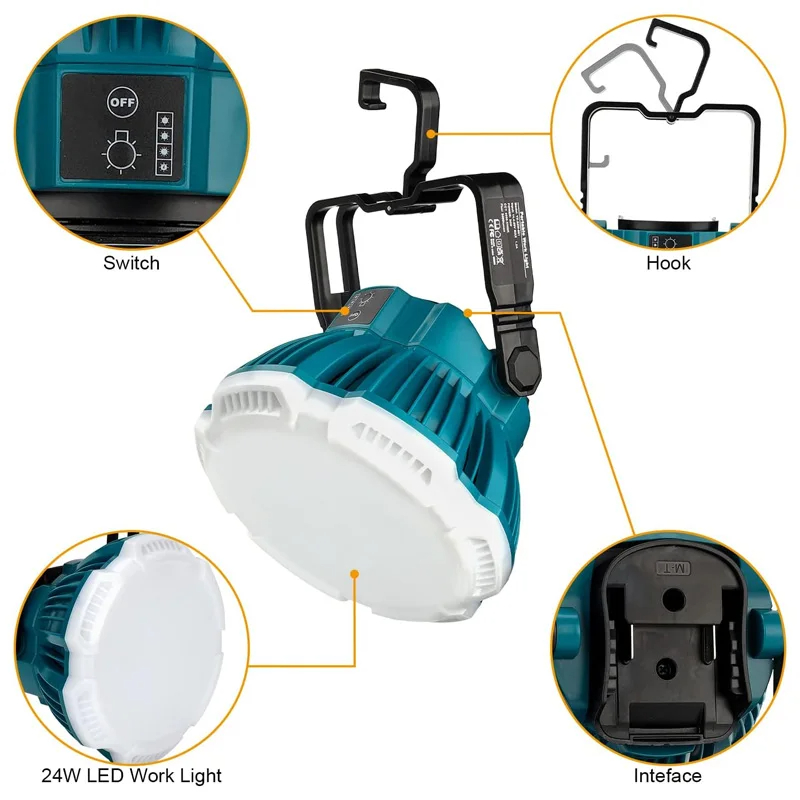 24W portatile LED spia luce da - Outdoor Power Solutions recensione e prezzo